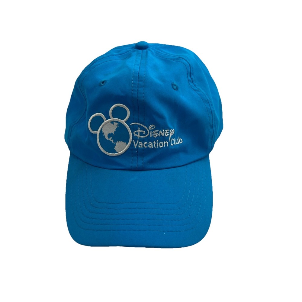 Disney Vacation Club Hat Cap Member BLUE Adjustable Strap Parks
